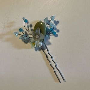 New Hair Kanzashi with semi precious stones